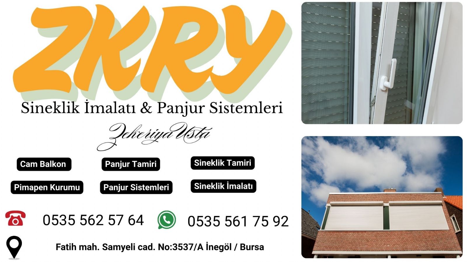 İnegöl Panjur Kepenk Tamiri